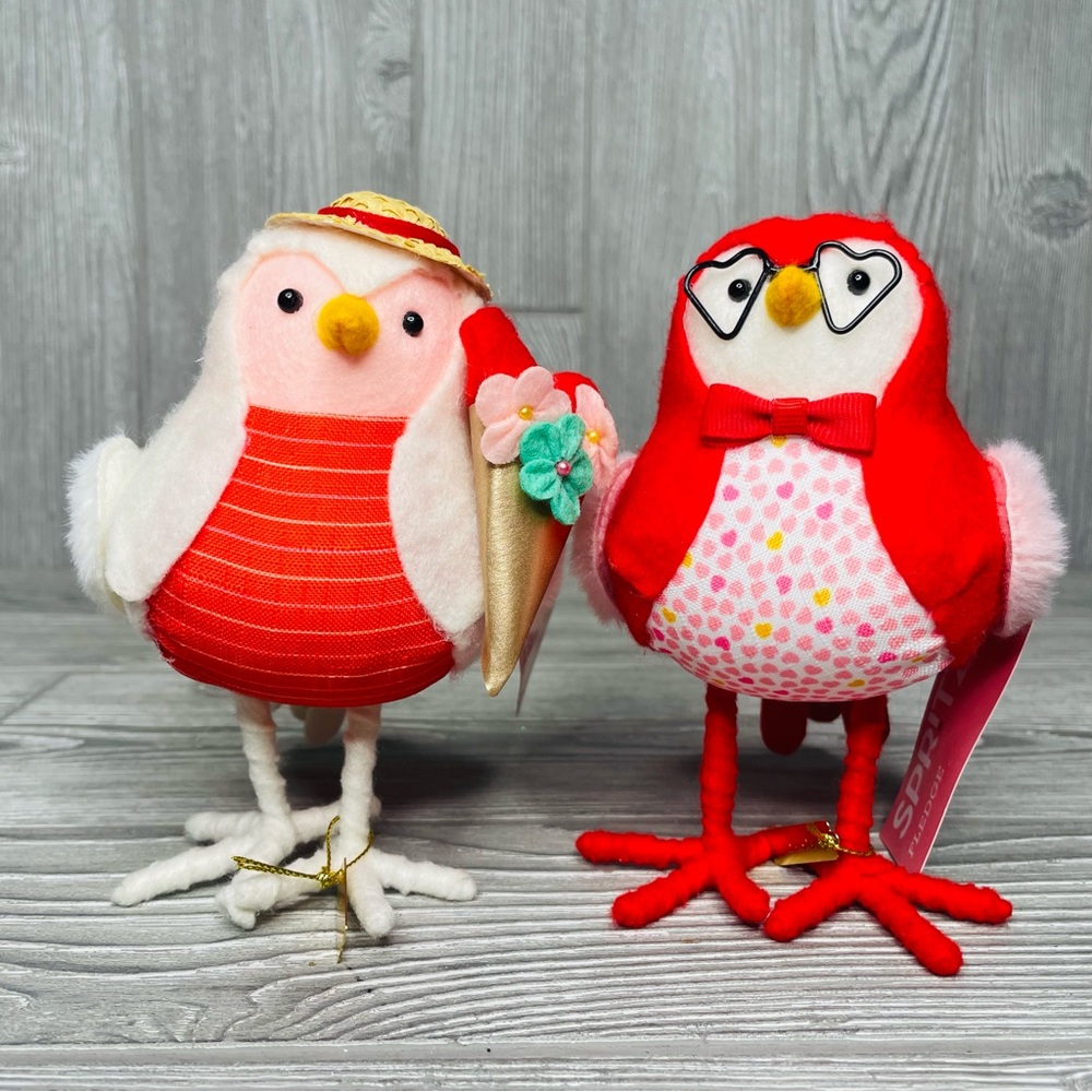 2 target spirtz fleet feathery friends live birds valentine’s day fledge & jet